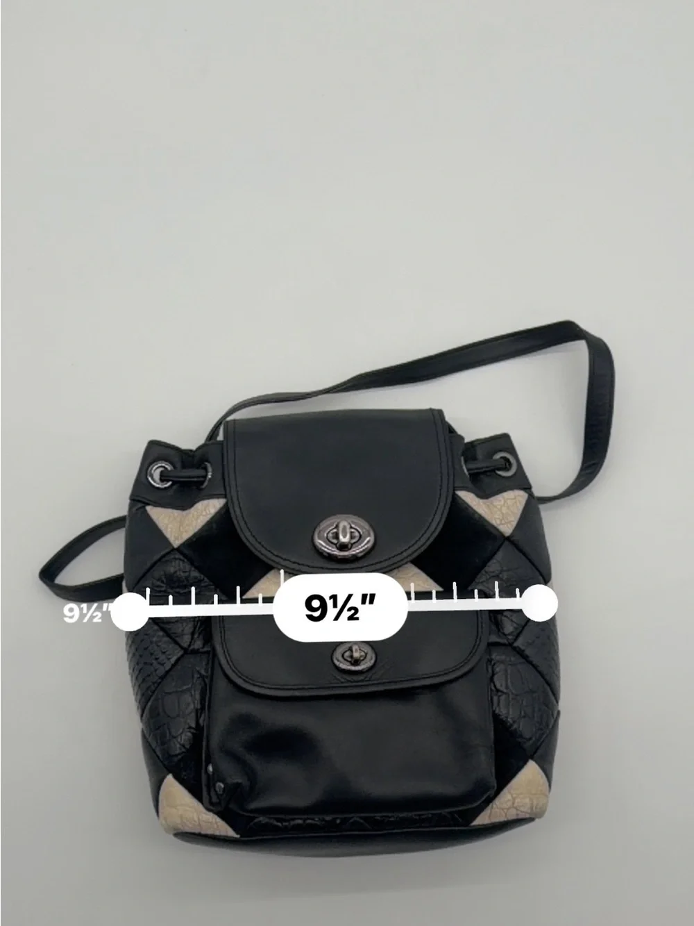 Coach Patchwork Leather Backpack